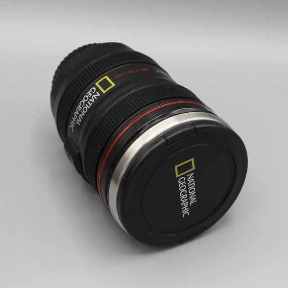 National Geographic lens tea coffee mug 13.5 oz black gift brand new travel - Picture 5 of 8